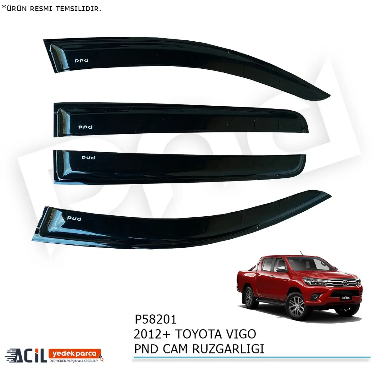 2012+ TOYOTA VIGO PND CAM RUZGARLIGI