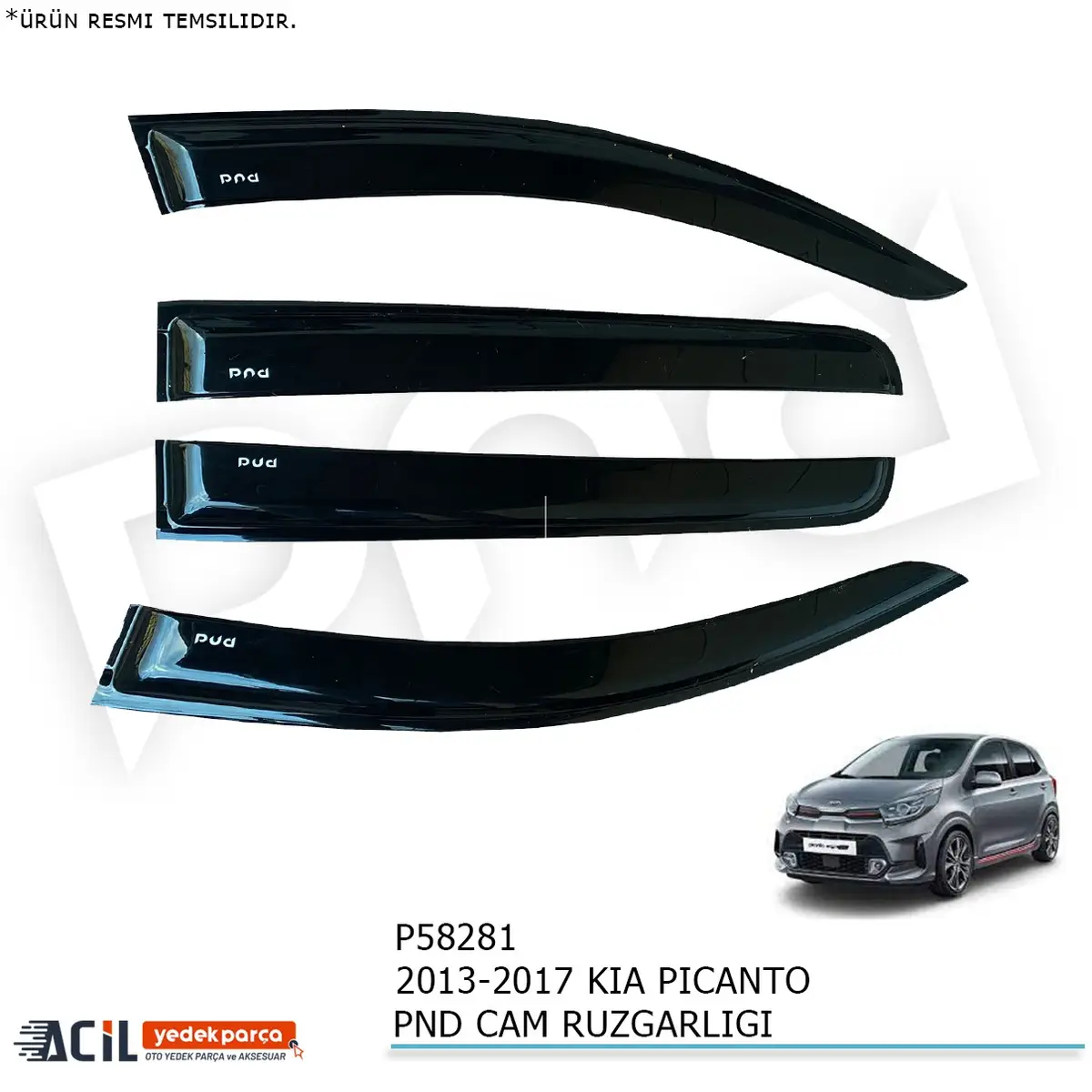 2013-2017 KIA PICANTO PND CAM RUZGARLIGI