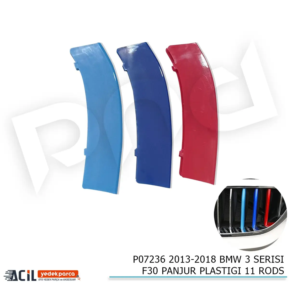 2013-2018 BMW 3 SERISI F30 PANJUR PLASTIGI 11 RODS