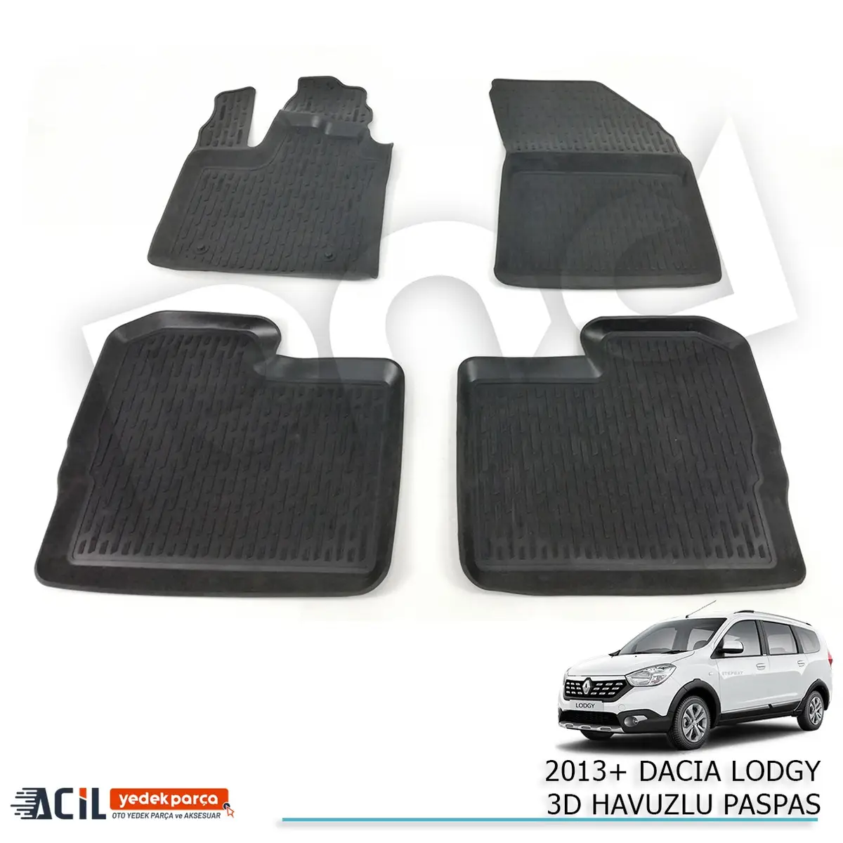 2013+ DACIA LODGY 3D HAVUZLU PASPAS