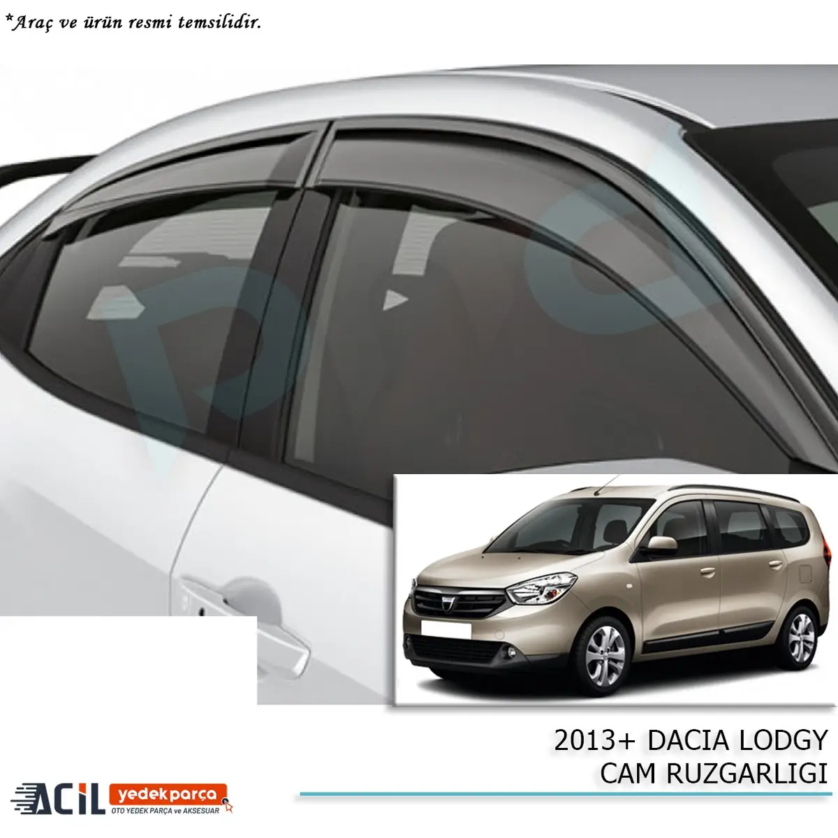 2013+ DACIA LODGY CAM RUZGARLIGI