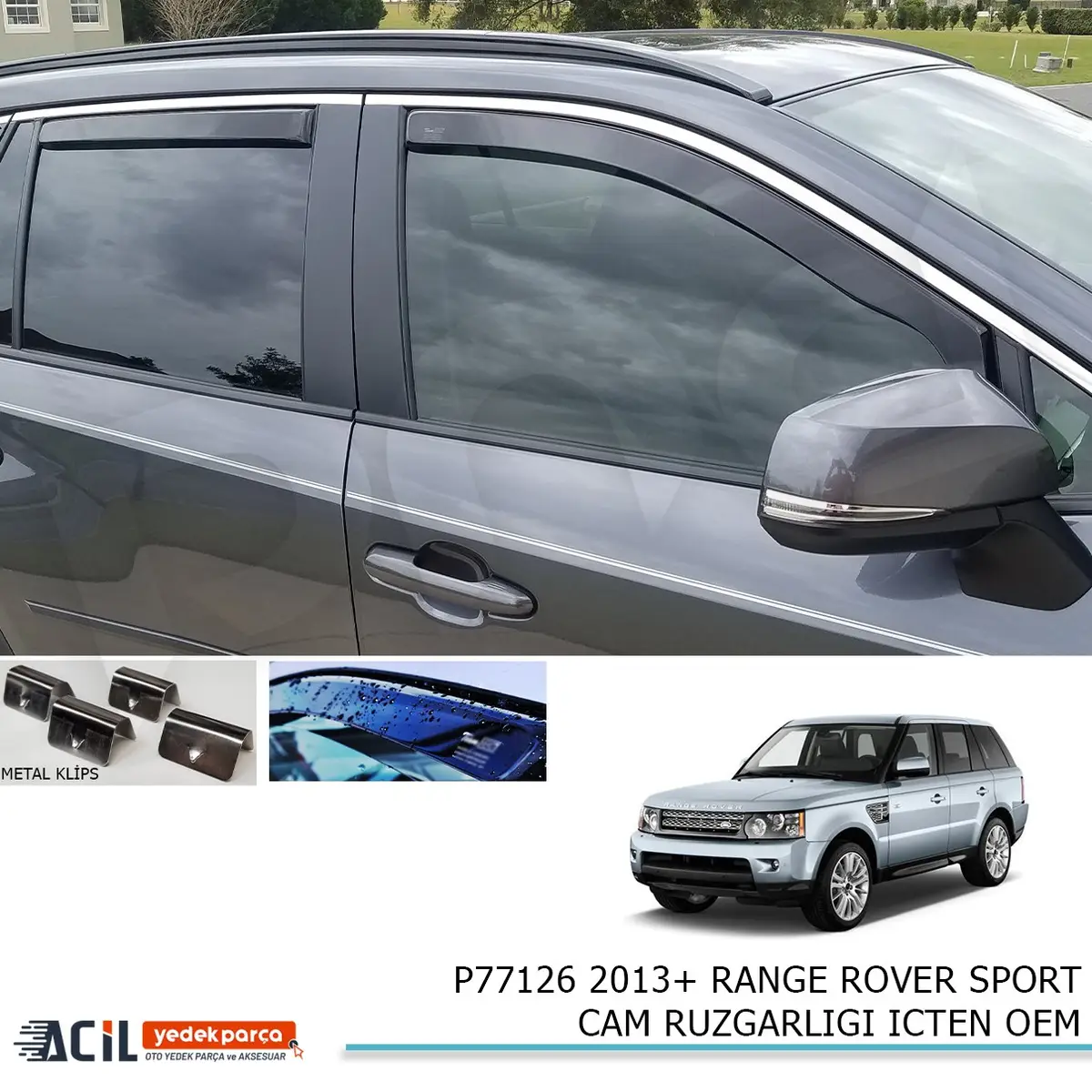 2013+ RANGE ROVER SPORT CAM RUZGARLIGI ICTEN OEM