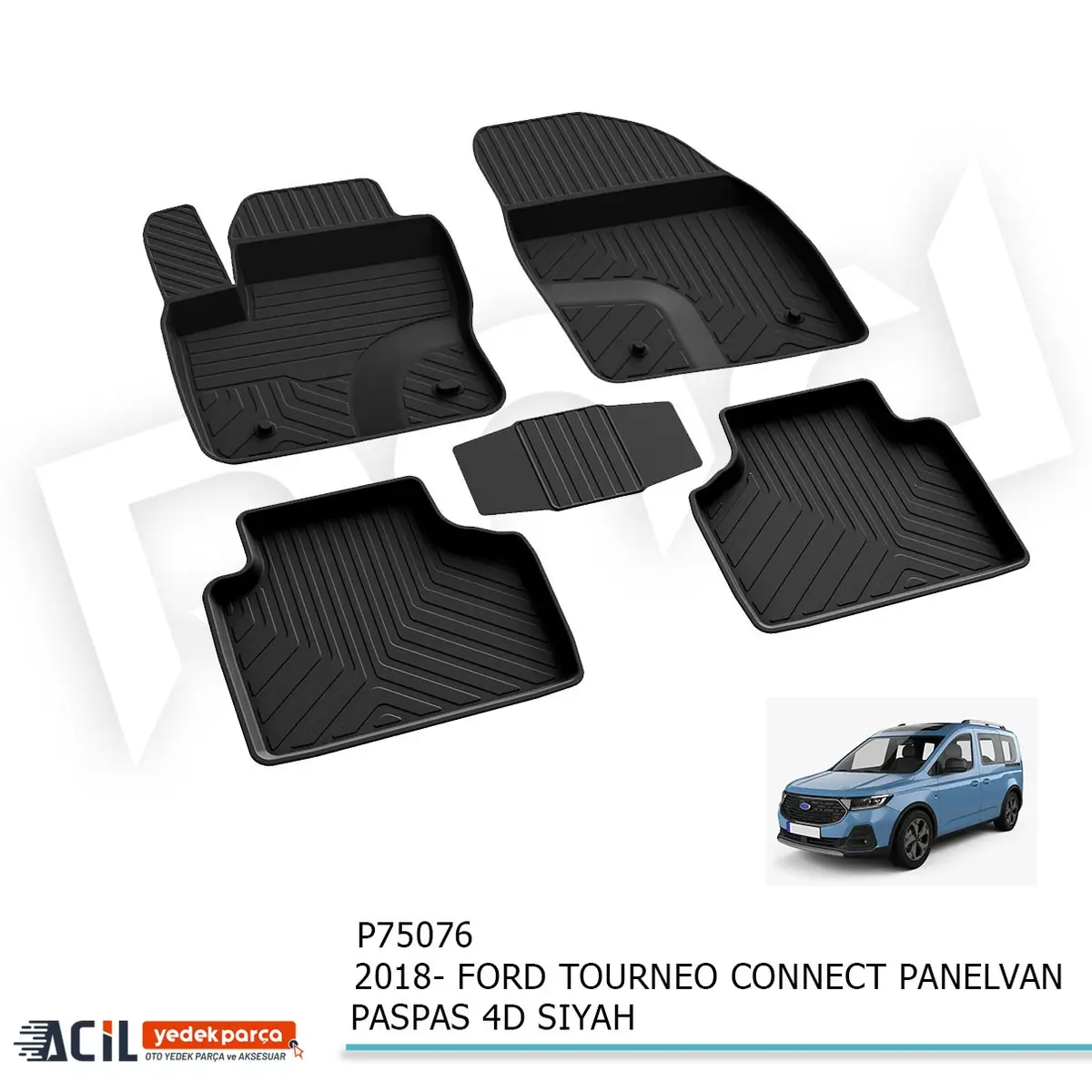 2015-2021 FORD TOURNEO CONNECT PANELVAN PASPAS 4D
