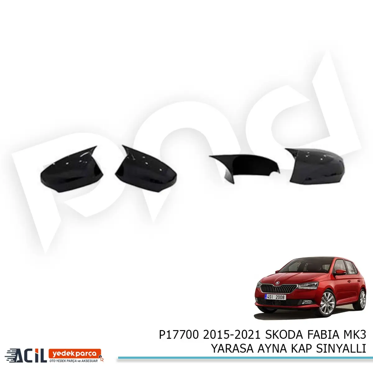 2015-2021 SKODA FABIA MK3 YARASA AYNA KAP SINYALLI