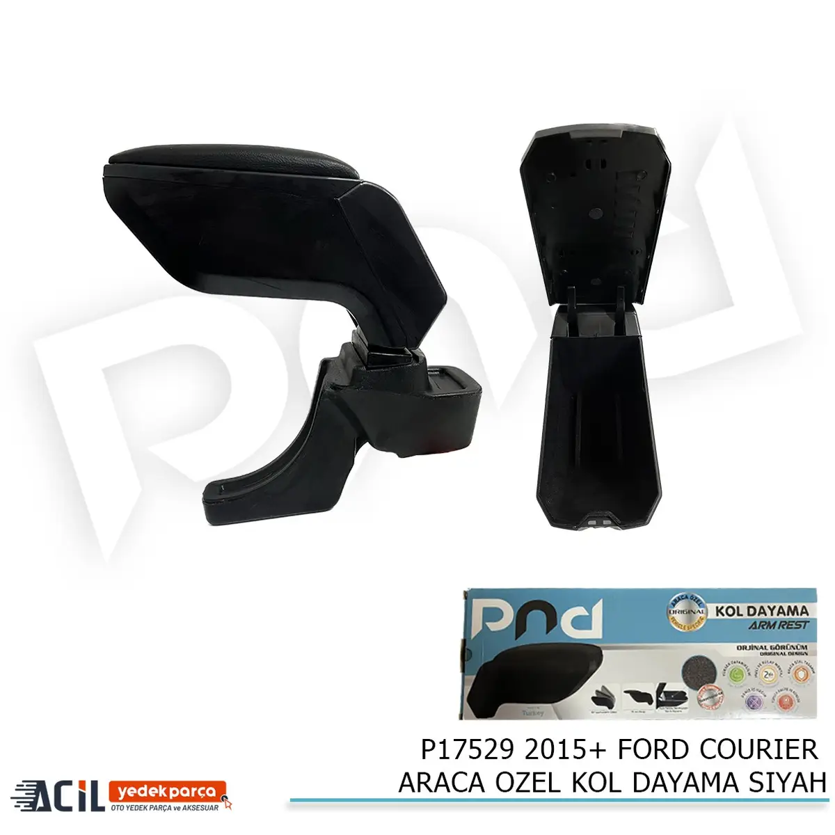 2015+ FORD COURIER ARACA OZEL KOL DAYAMA SIYAH
