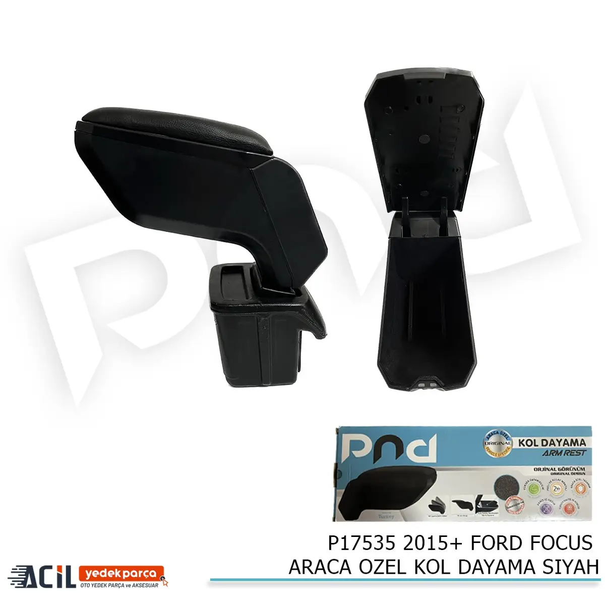 2015+ FORD FOCUS 4 ARACA OZEL KOL DAYAMA SIYAH