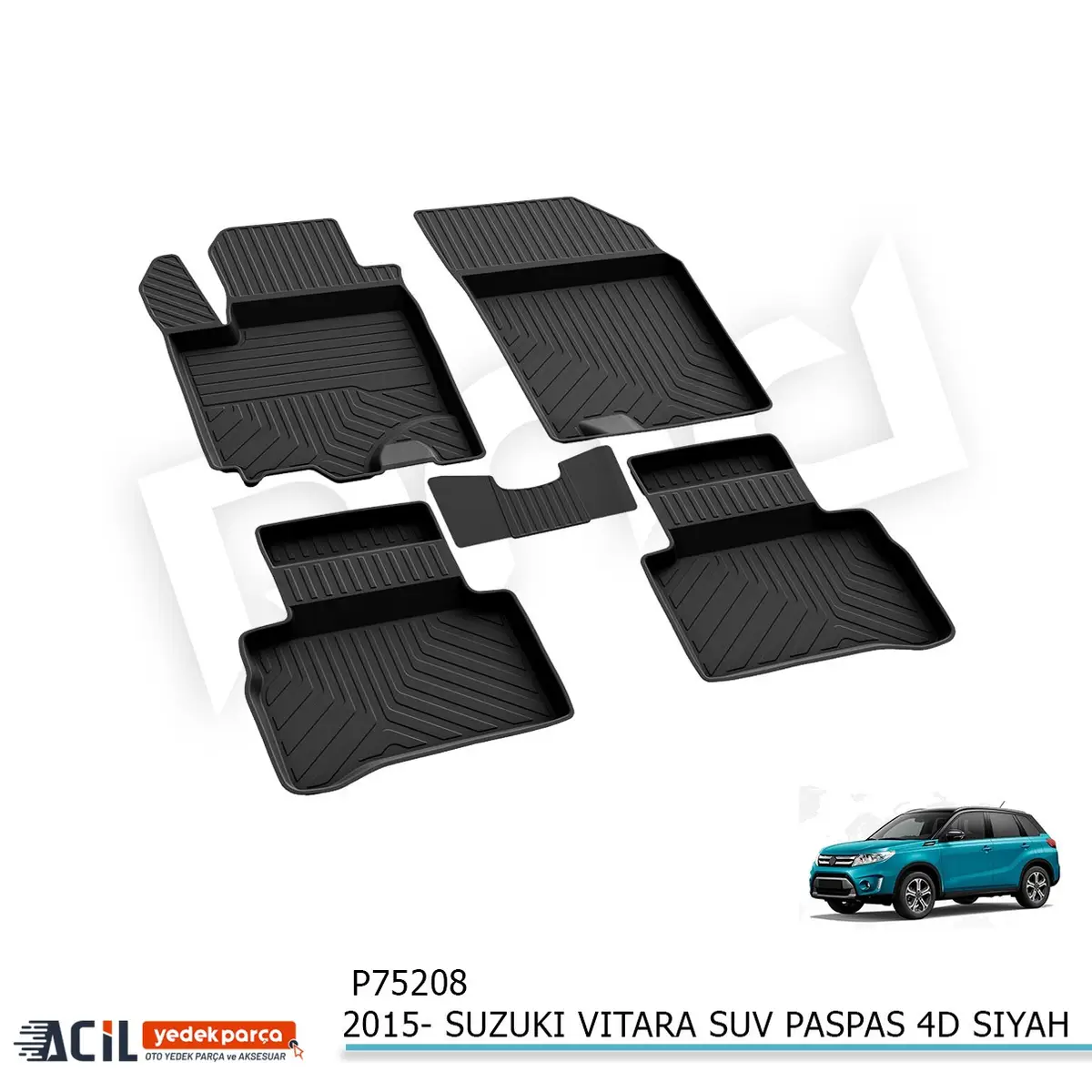 2015- SUZUKI VITARA SUV PASPAS 4D SIYAH