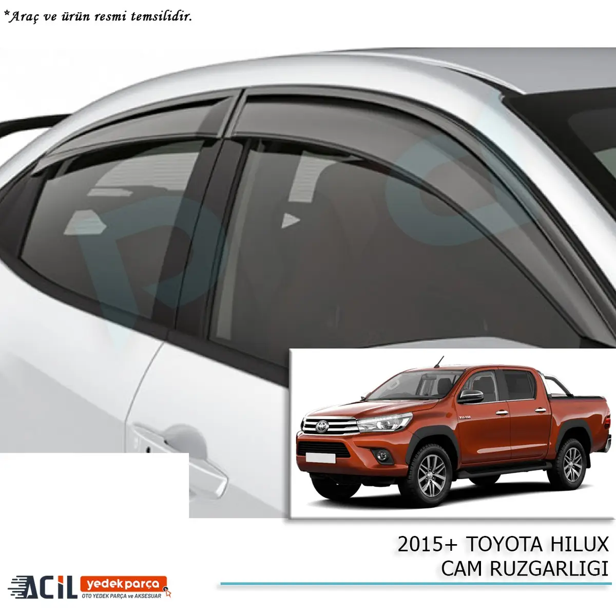 2015+ TOYOTA HILUX CAM RUZGARLIGI