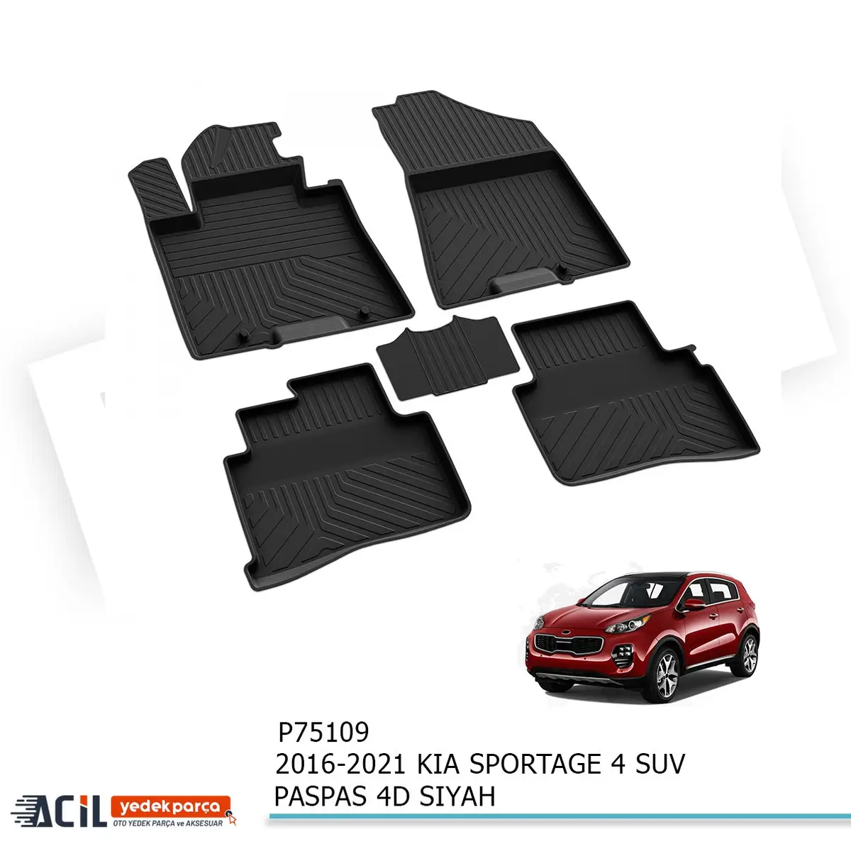 2016-2021 KIA SPORTAGE 4 SUV PASPAS 4D SIYAH