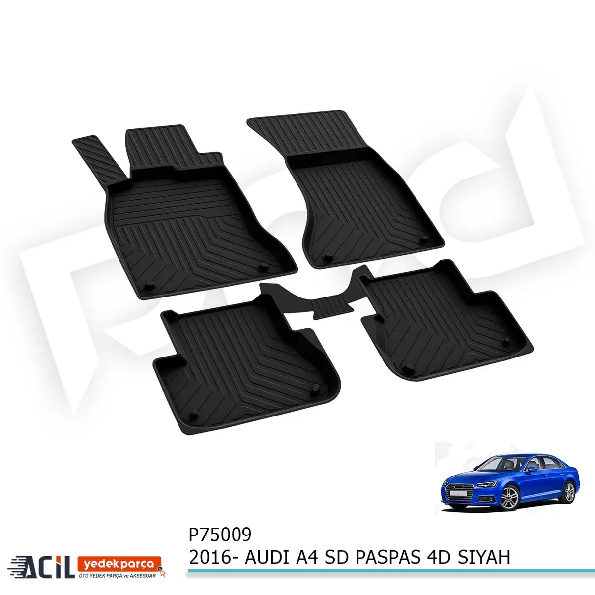 2016- AUDI A4 SD PASPAS 4D SIYAH