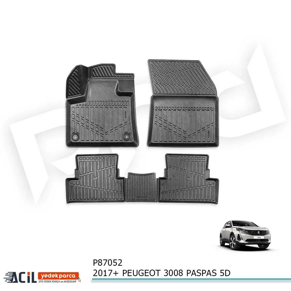 2017+ PEUGEOT 3008 PASPAS 5D