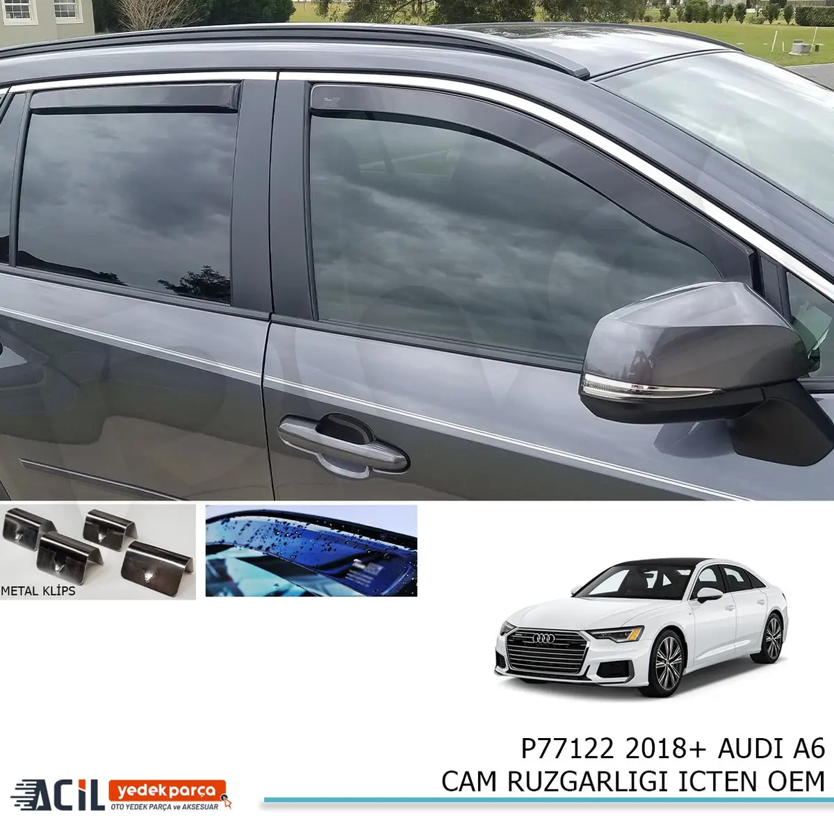 2018+ AUDI A6 CAM RUZGARLIGI ICTEN OEM