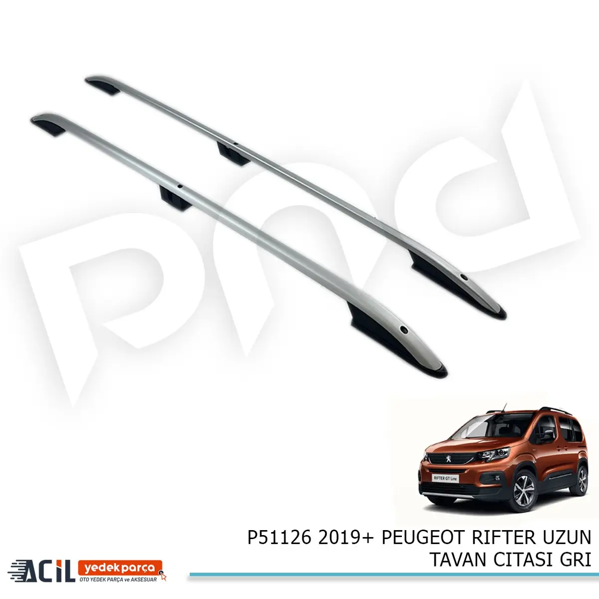 2019+ PEUGEOT RIFTER UZUN TAVAN CITASI GRI