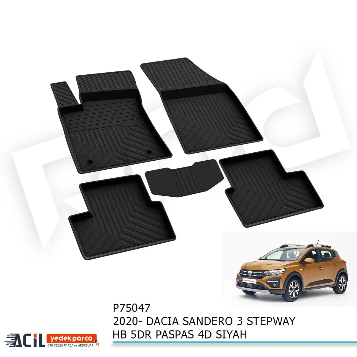 2020- DACIA SANDERO 3 STEPWAY HB 5K PASPAS 4D SIYA