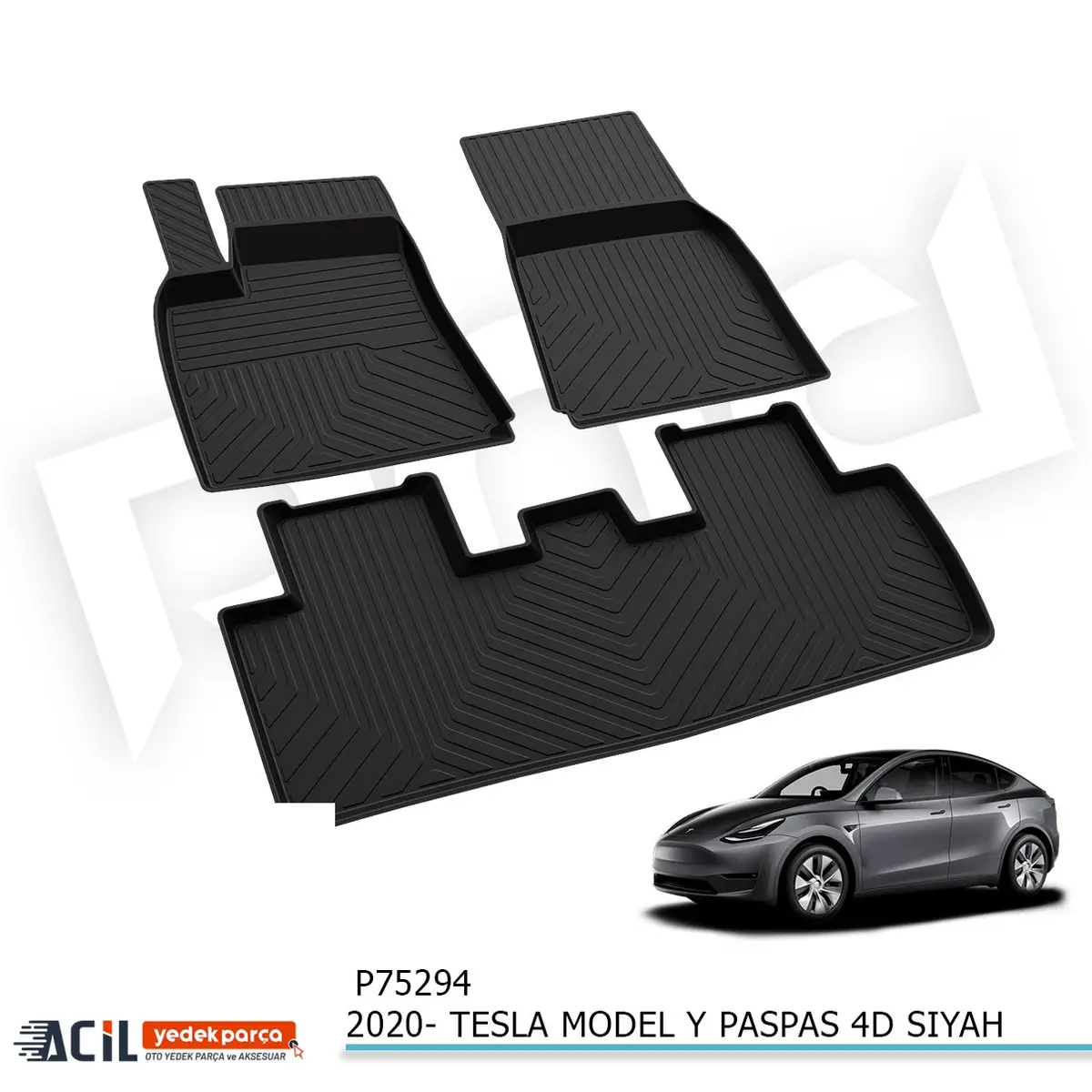 2020- TESLA MODEL Y PASPAS 4D SIYAH