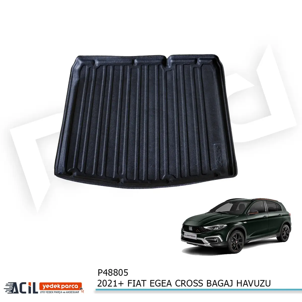 2021+ FIAT EGEA CROSS BAGAJ HAVUZU