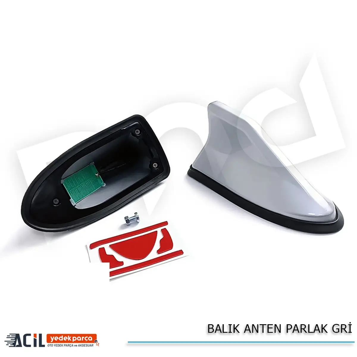 BALIK ANTEN PARLAK GRI
