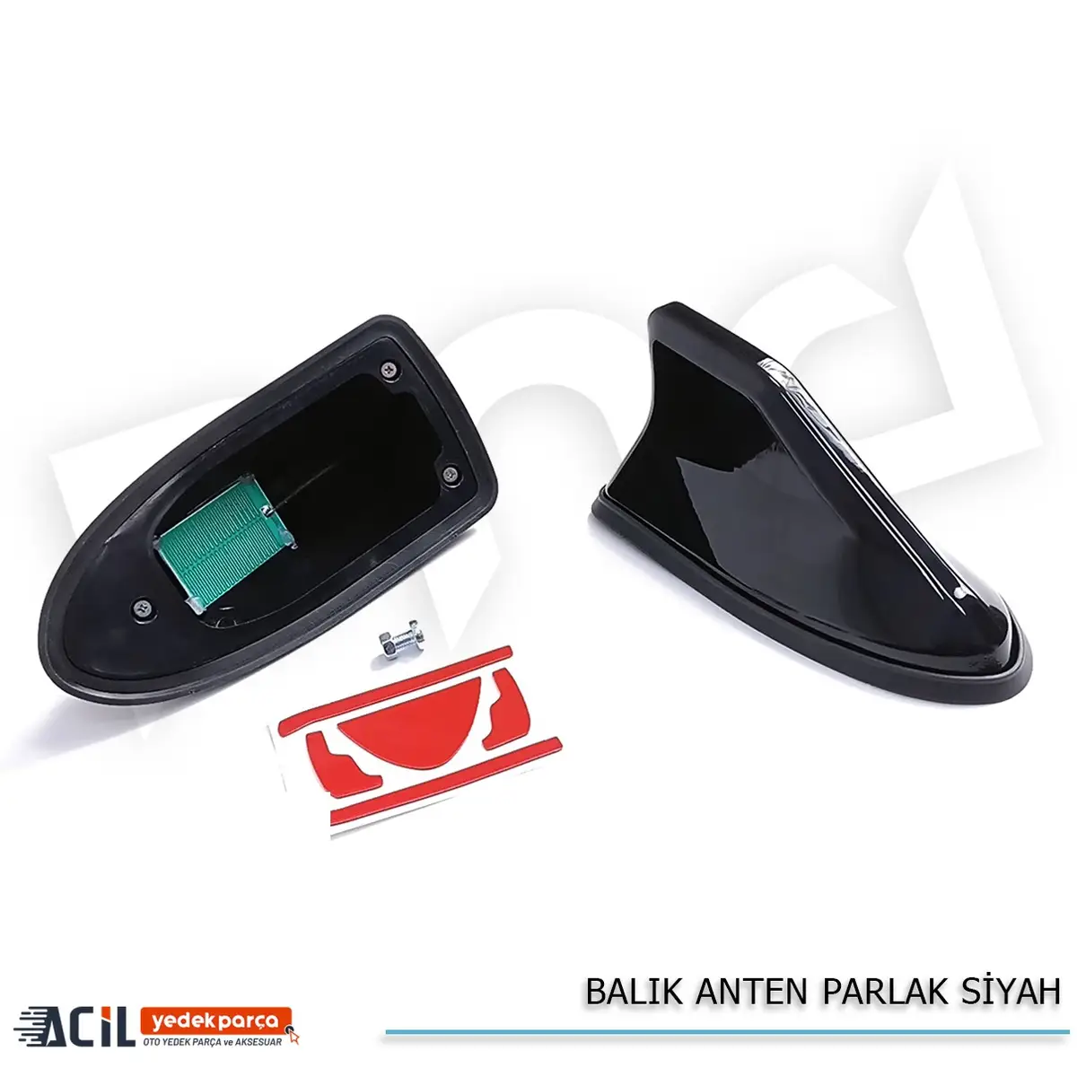 BALIK ANTEN PARLAK SIYAH