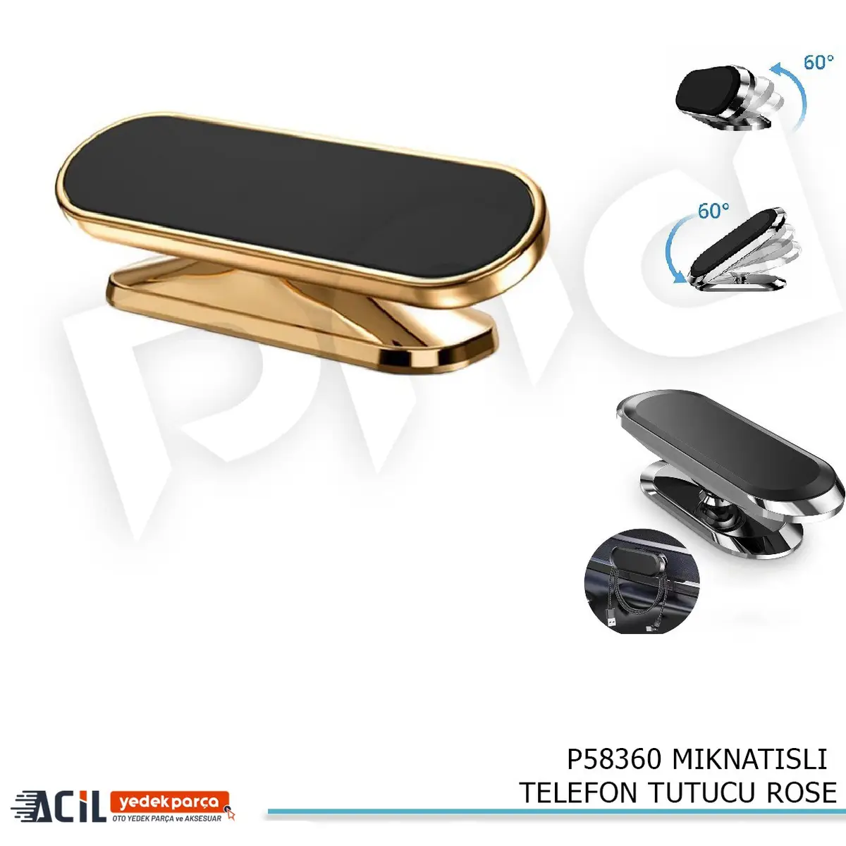 MIKNATISLI TELEFON TUTUCU ROSE