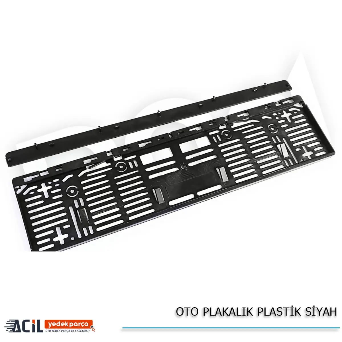 OTO PLAKALIK PLASTIK SIYAH