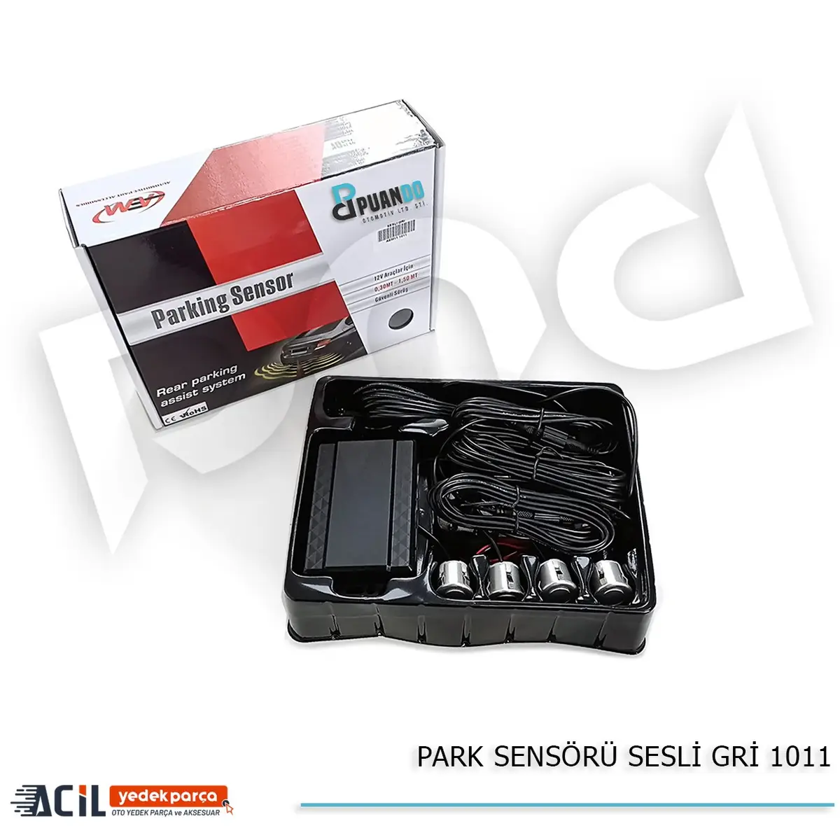 PARK SENSORU SESLI GRI 1011