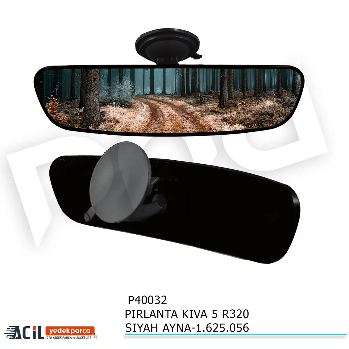 PIRLANTA KIVA 5 R320 SIYAH AYNA-1.625.056