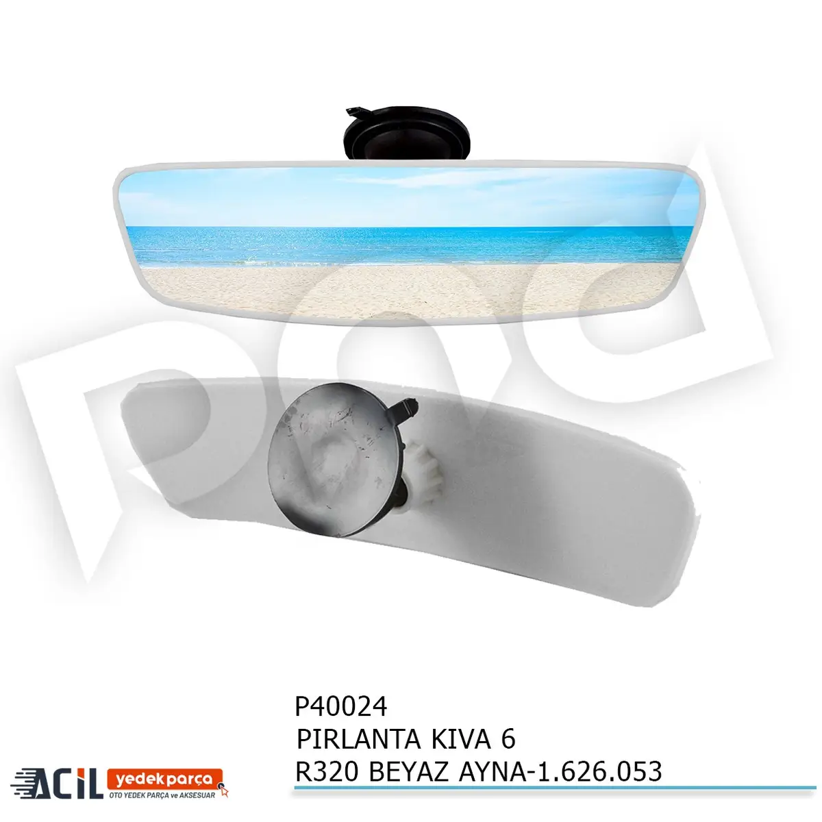 PIRLANTA KIVA 6 R320 BEYAZ AYNA-1.626.053