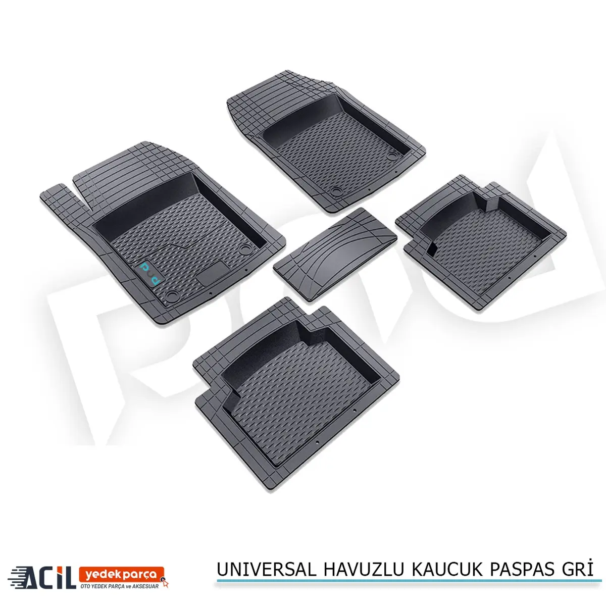 UNIVERSAL HAVUZLU KAUCUK PASPAS GRI 7 LI
