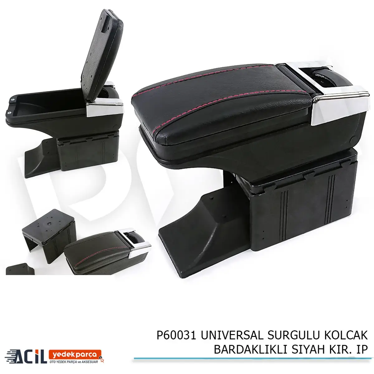 UNIVERSAL SURGULU KOLCAK BARDAKLIKLI SIYAH KIR. IP